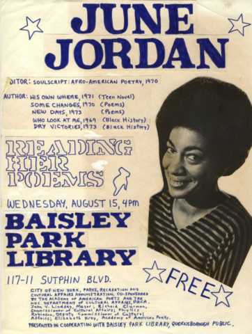 June Jordan Reading